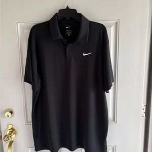 Nike Men's Dri Fit Polo Shirt in Black